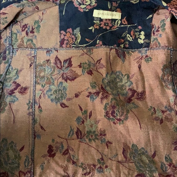Jacket-APPLESEEDS WOMENS FLORAL JACK - Picture 5 of 8